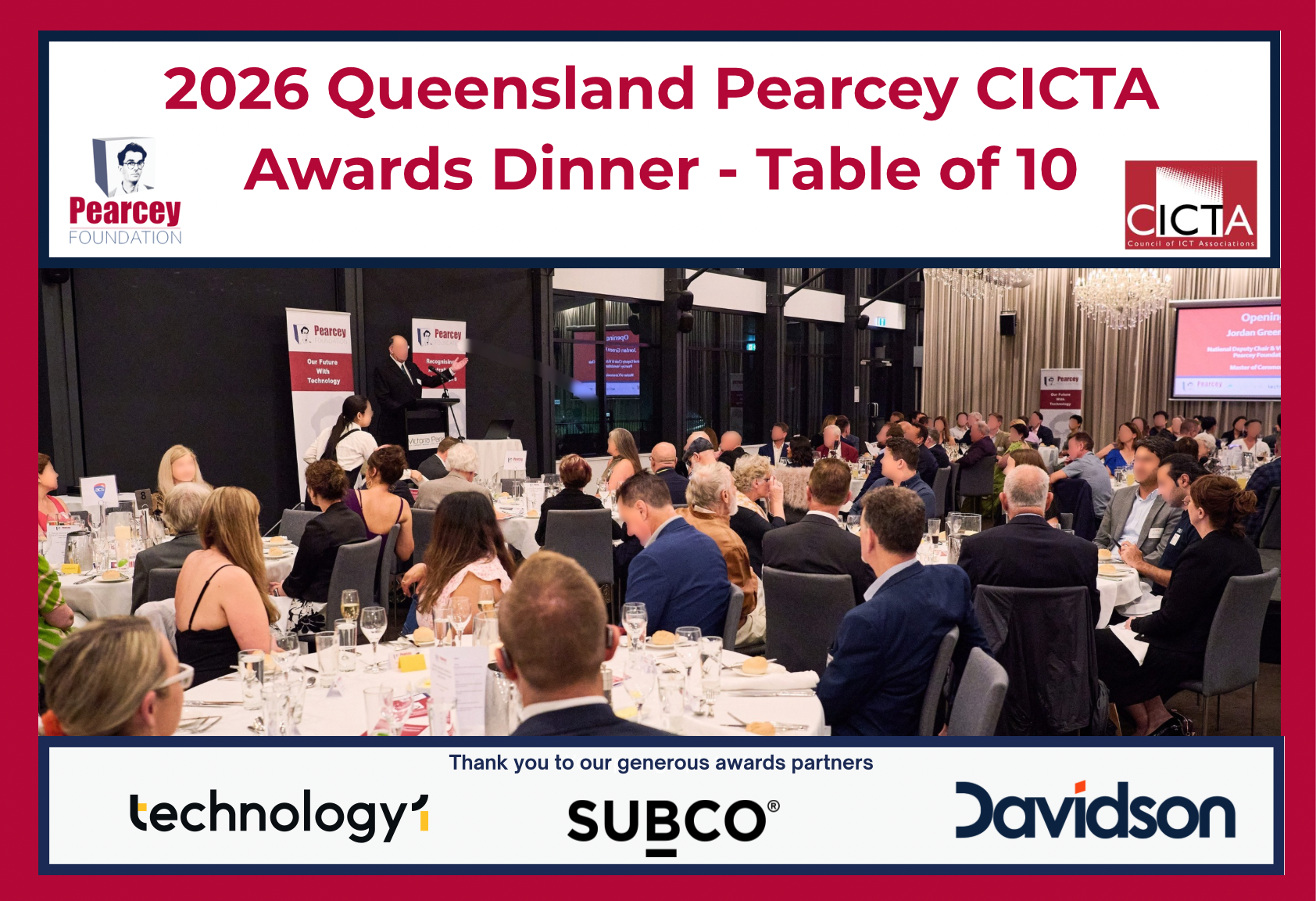 2026 QLD Pearcey CICTA Awards TABLE OF 10