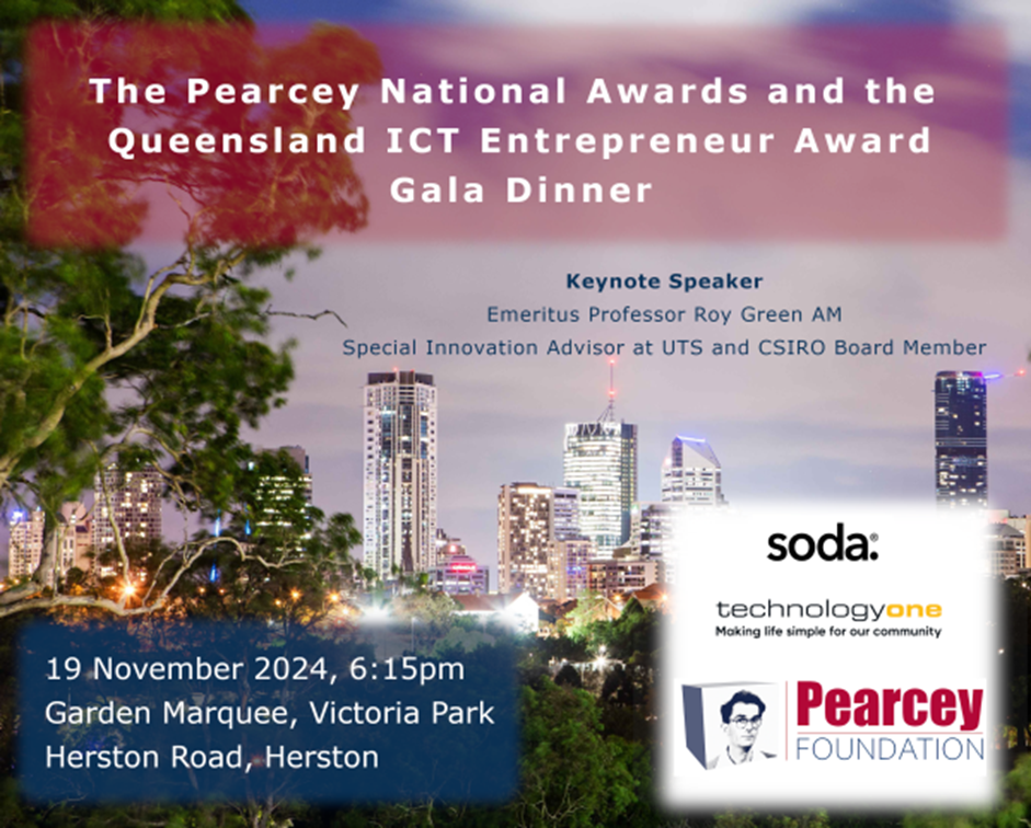 2024 National Pearcey Awards and  Queensland Entrepreneur Award Gala Dinner - Table of 10