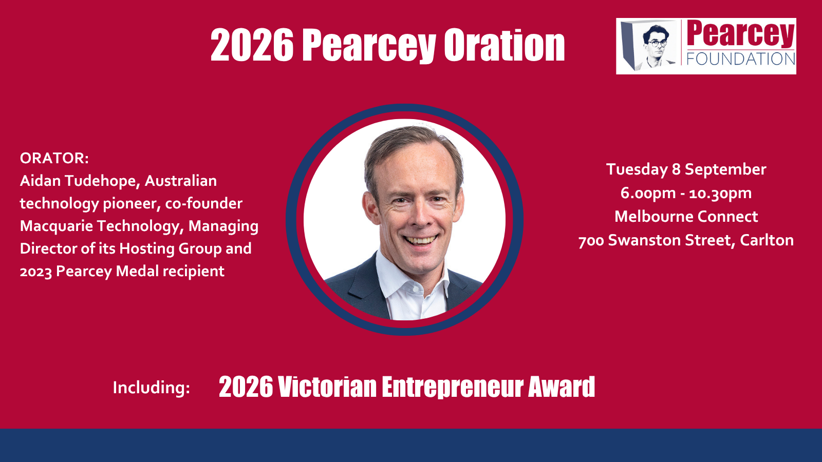 2026 Pearcey Oration Seats