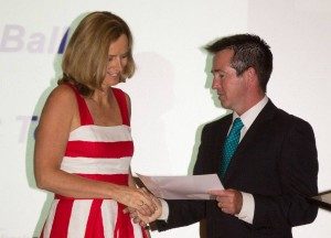 Naomi Simson and Mr Paul Toole (Parliamentary Secretary)