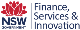 NSW finance Services & Innovation logo