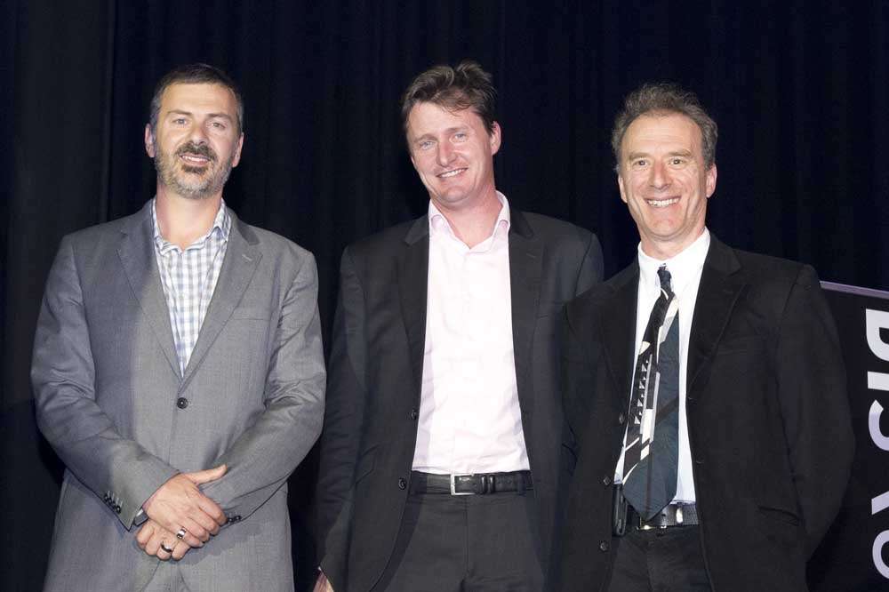 Adrian Turner, Tim Power and Rick Harvey