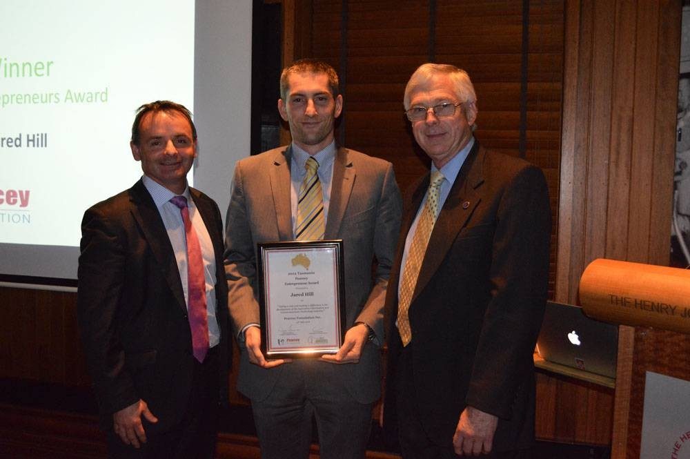 PR2012: Jared Hill, CEO & Co-founder of insight4, wins 2012 Tasmania Pearcey Award