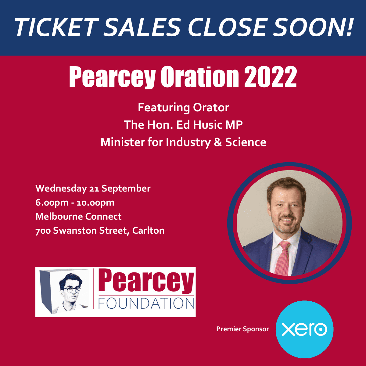 Federal Minister for Industry and Science, Ed Husic to Give the 2022 Pearcey Oration