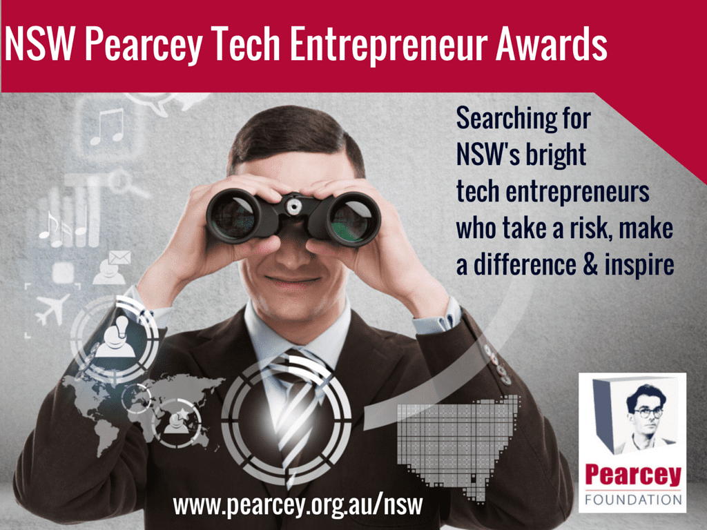 NSW Pearcey Entrepreneur Event Oct 31